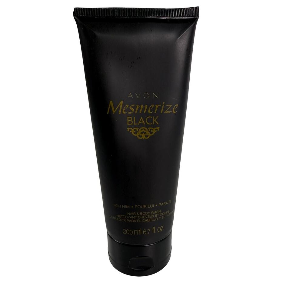 Avon Mesmerize Black Hair & Body Wash 6.7 fl oz For Him New